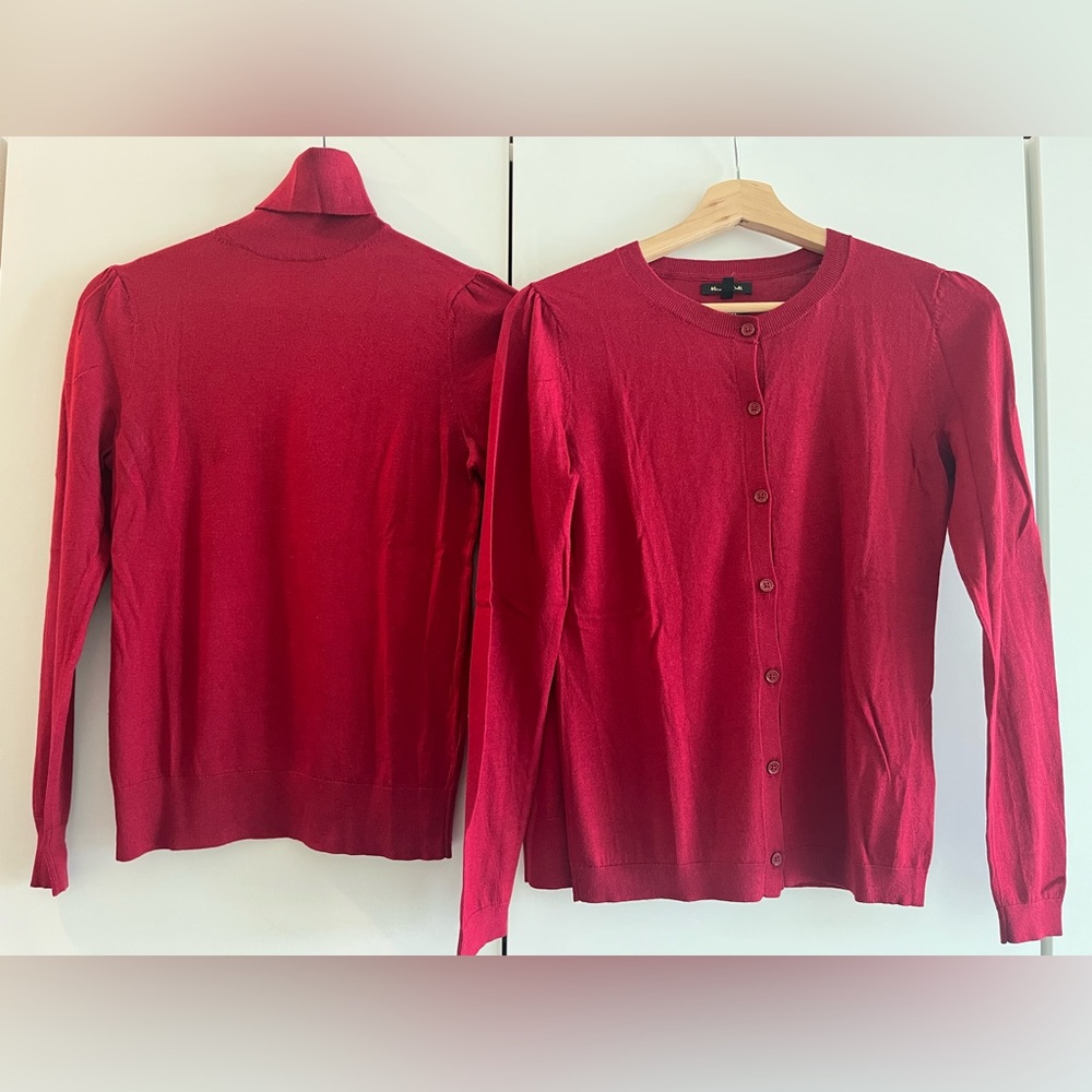 Massimo Dutti Silk and Wool Twin-Set